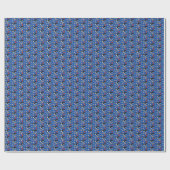 Pets on Parade (on Blue) Geschenkpapier (Flach)