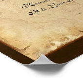 "Pet's Prayer" Gedenkgedicht "Pergament Poster" Poster (Ecke)