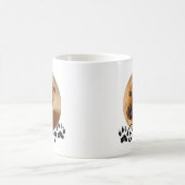 Pet's Simple Modern Cool Typography Name and Photo Kaffeetasse (Mittel)