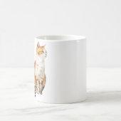 Pet's Simple Modern Cool Typography Name and Photo Kaffeetasse (Mittel)