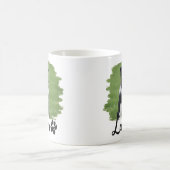 Pet's Simple Modern Cool Typography Name and Photo Kaffeetasse (Mittel)