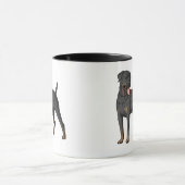 Pet's Simple Modern Cool Typography Photo Mug Tasse (Zentrum)