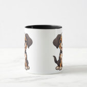 Pet's Simple Modern Cool Typography Photo Tasse (Zentrum)