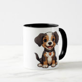 Pet's Simple Modern Cool Typography Photo Tasse (VorderseiteRechts)