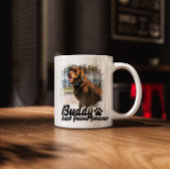 Pet's Simple Modern custom Name and Photo Tasse