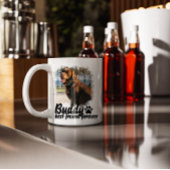 Pet's Simple Modern custom Name and Photo Tasse