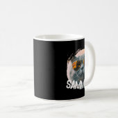 Pets Simple Modern Nge Cool Name And Photo  Kaffeetasse (VorderseiteRechts)