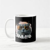 Pets Simple Modern Nge Cool Name And Photo  Kaffeetasse (Links)