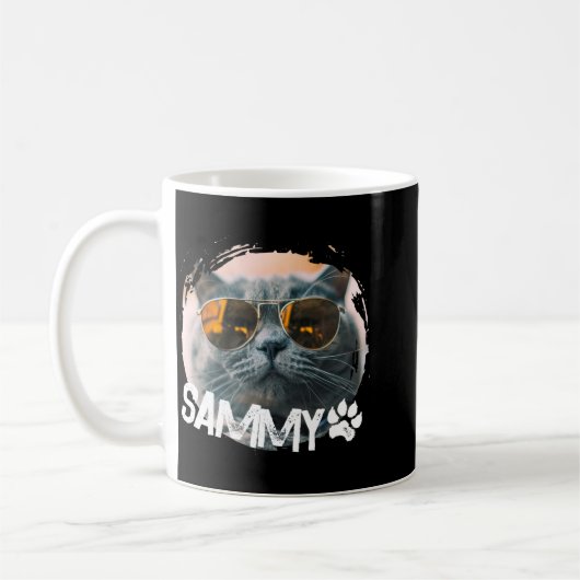 Pets Simple Modern Nge Cool Name And Photo  Kaffeetasse (Links)