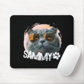 Pets Simple Modern Nge Cool Name And Photo Mousepad (Mit Mouse)
