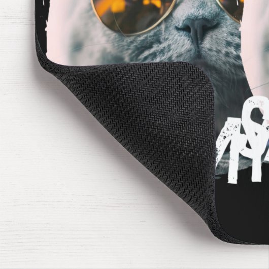 Pets Simple Modern Nge Cool Name And Photo T Shirt Mousepad (Ecke)