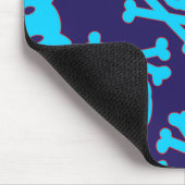 Petsami faules blaues Mousepad (Ecke)