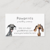 Petsitting Visitenkarte (Vorderseite)