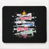 Pette Laboratory Christmas Tree Lights Med Laborat Mousepad (Vorne)