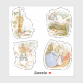 Petter Rabbit Set Aufkleber (Blatt)