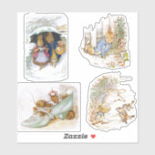 Petter Rabbit Set Aufkleber (Blatt)