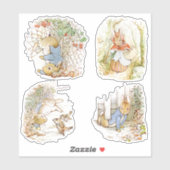 Petter Rabbit Set Aufkleber (Blatt)