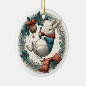 Petterkaninchen-Ornament Keramik Ornament (Rechts)