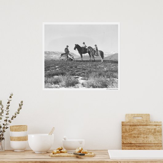 Petting Antelopes. Poster (Küche)