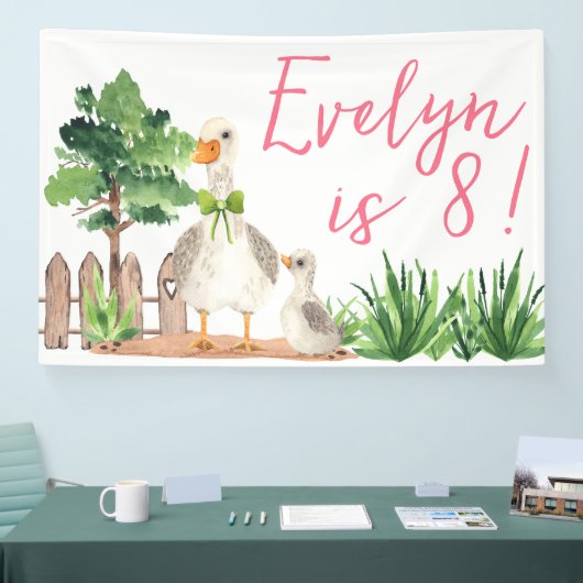 Petting Zoo Birthday Part Banner | Duckversion (Messe)