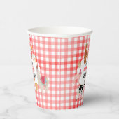 Petting Zoo Party Animals Barnyard Birthday Kids Pappbecher (Rechts)