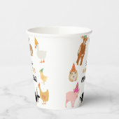 Petting Zoo Party Animals Barnyard Birthday Theme Pappbecher (Links)