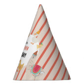 Petting Zoo Party Animals Barnyard Birthday Theme Partyhütchen (Rechts)