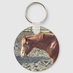 Petty Chestnut Horse Schlüsselanhänger