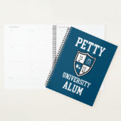 Petty University Alum blue grad alma matter lustig Planer (Anzeige)