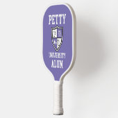 Petty University Alum grad alma mater periwinkle Pickleball Schläger (Links)