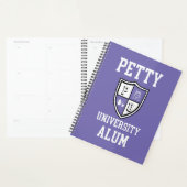 Petty University Alum grad alma mater periwinkle Planer (Anzeige)