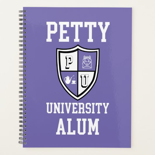 Petty University Alum grad alma mater periwinkle Planer (Vorderseite)