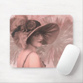 PETULA, 1910ER LADY IN GROSSER HAT: PEKING MOUSEPAD (Mit Mouse)