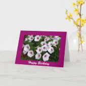 Petunia Birthday Greeting Karte (Gelbe Blume)