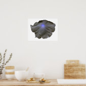 Petunia Black and Blue Poster (Küche)