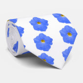 Petunia Blau-Gelbe Krawatte (Gerollt)