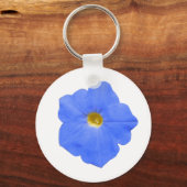 Petunia Blau-Gelber Schlüsselanhänger (Vorderseite)