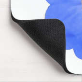 Petunia Blau und Gelbe Mousepad (Ecke)