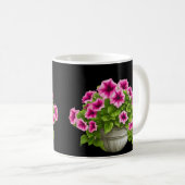Petunia Blooming Kaffeetasse (VorderseiteRechts)