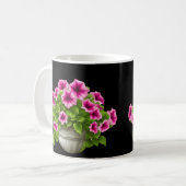 Petunia Blooming Kaffeetasse (Vorderseite Links)