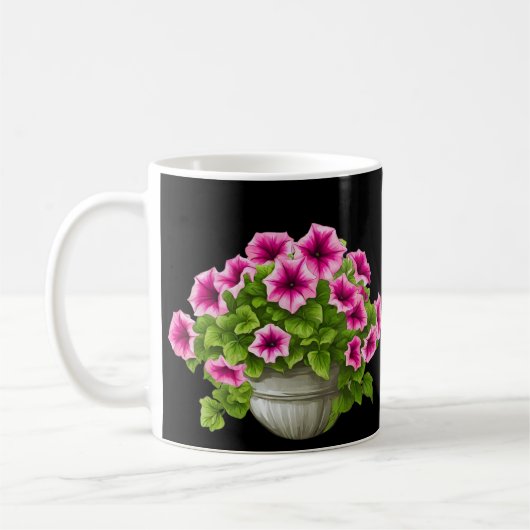 Petunia Blooming Kaffeetasse (Links)
