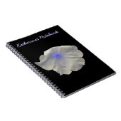Petunia Blue Glow individuell anpassbares Notebook Notizblock (Rechte Seite)