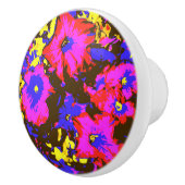 PETUNIA-BLUME KERAMIKKNAUF (Rechts)