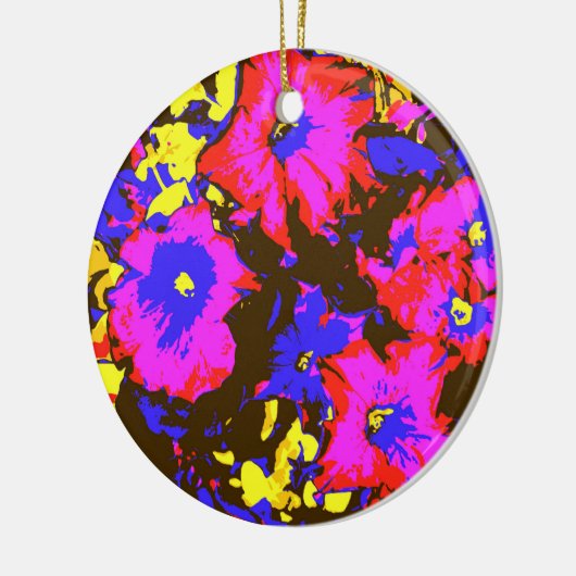 PETUNIA-BLUME KERAMIKORNAMENT (Links)