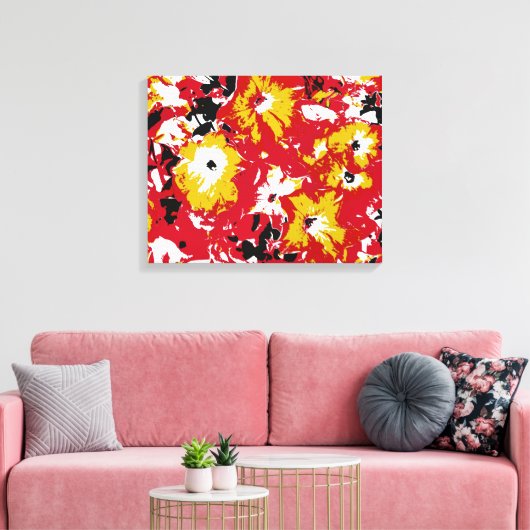 PETUNIA-BLUME LEINWANDDRUCK (Insitu (Wohnzimmer))