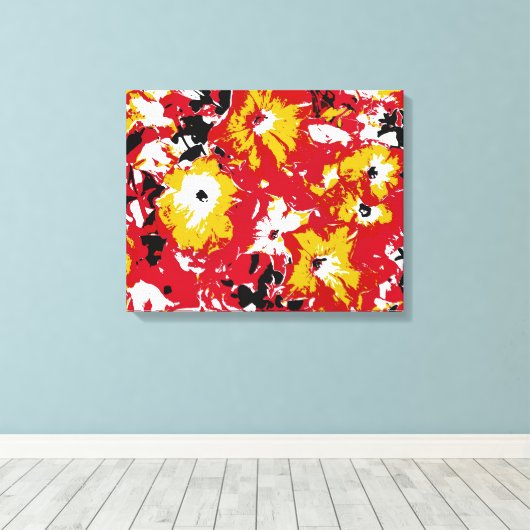 PETUNIA-BLUME LEINWANDDRUCK (Insitu (Holzboden))