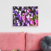 Petunia-Blume-Patch Leinwanddruck (Insitu (Wohnzimmer))