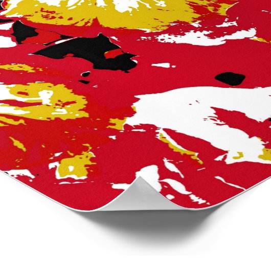 PETUNIA-BLUME POSTER (Ecke)