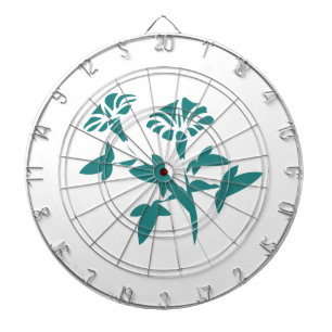 Petunia Blume Stylized Dartscheibe