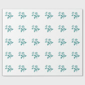 Petunia Blume Stylized Geschenkpapier (Flach)